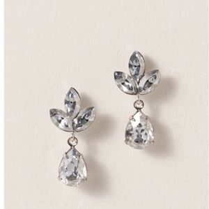 BHLDN crystal blue drop earrings